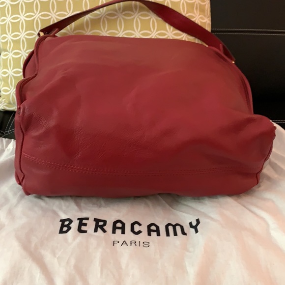 Anthropologie Beracamy Paris Viagem Leather Hobo - Picture 6 of 7
